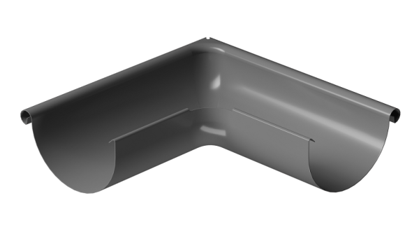 Угол внешний 90° D125 Döcke STAL PREMIUM Графит, (RAL 7024) купить в Лысьве