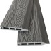 Заборная панель шип-паз EasyDecking Wood-Х 146х20 Серый купить в Лысьве