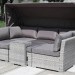 Диван-Трансформер AFINA плетеный из иск. ротанга AFM-320G Grey купить в Лысьве