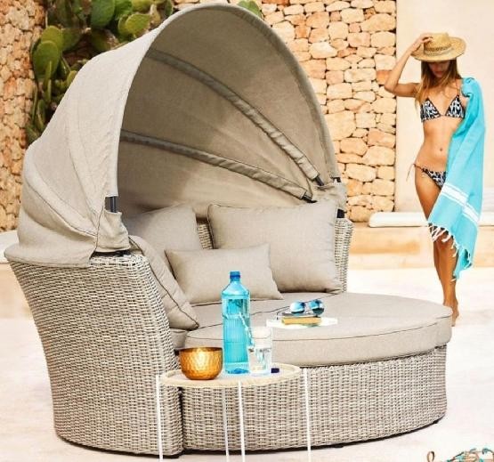 Диван-Трансформер AFINA плетеный из иск. ротанга AFM-325 Beige купить в Лысьве