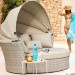 Диван-Трансформер AFINA плетеный из иск. ротанга AFM-325 Beige купить в Лысьве