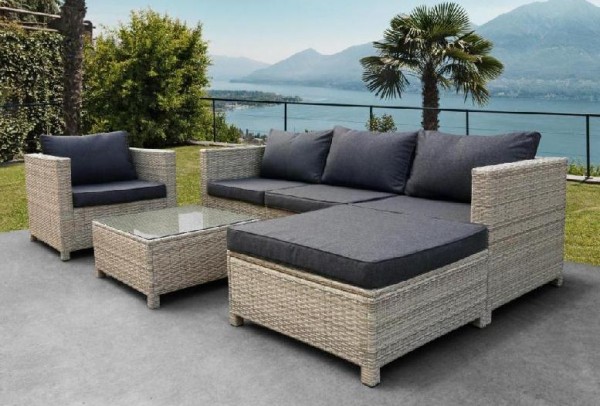 Комплект мебели AFINA плетеной из иск. ротанга YR821G Grey/Grey купить в Лысьве