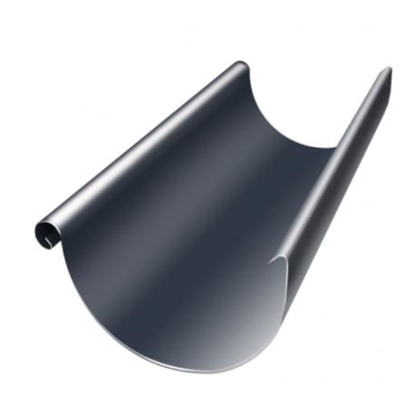 Водосток Grand Line 150x100 – Полукруглый желоб 3 метра RAL 7024 купить в Лысьве