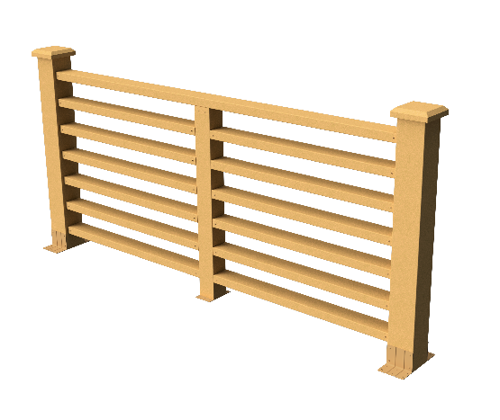Ограждения декоративное ДПК GRINDERDECO Марсело песчаник купить в Лысьве