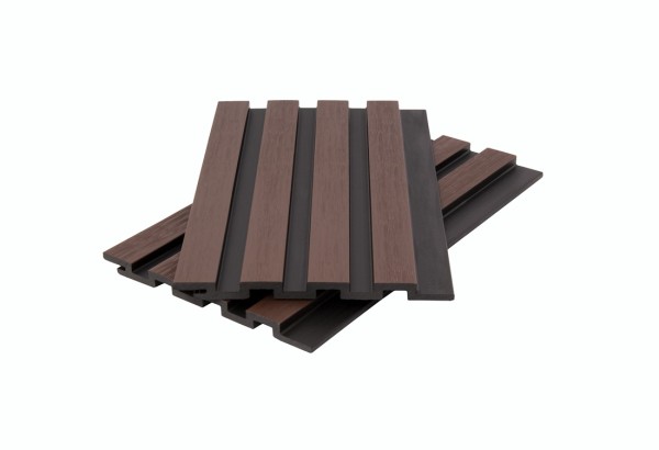Стеновая панель брусковая двухцветная co-extrusion, chocolate mix купить в Лысьве