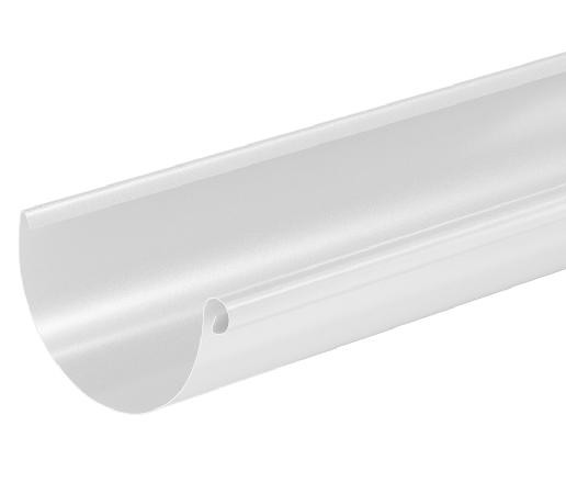 Водосток Aquasistem, система 125x90 - Водосточный желоб 3.00м RAL 9003 Белый купить в Лысьве