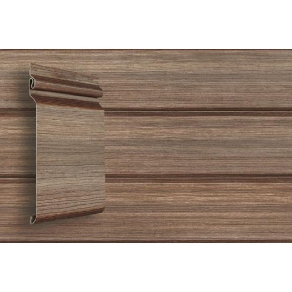 Виниловый сайдинг Grand Line Natural-Брус Tundra - Кедр купить в Лысьве