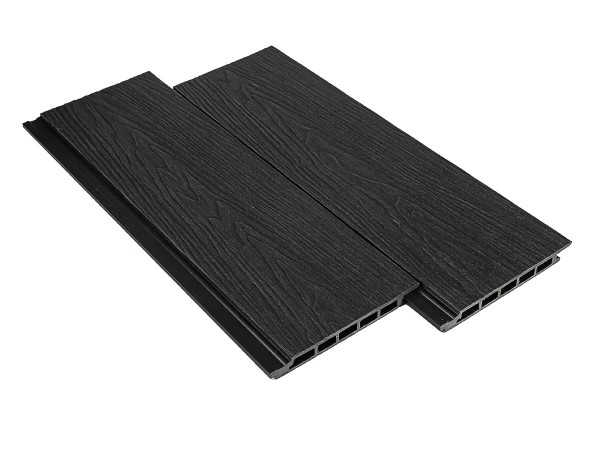 Фасадная панель из ДПК Deckart Vista 3D с текстурой дерева Графит купить в Лысьве