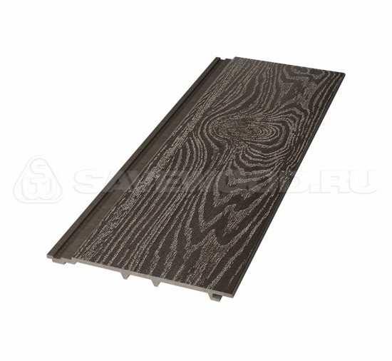 Сайдинг из дпк savewood sw-cedrus тангенциальный распил темно-коричневый купить в Лысьве