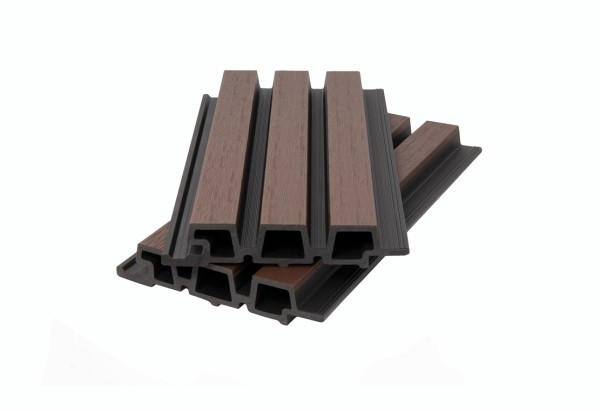 Фасадная панель брусковая двухцветная co-extrusion, chocolate mix купить в Лысьве