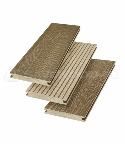 Террасная доска SW Fraxinus (R) полнотелая «SaveWood» Тик купить в Лысьве