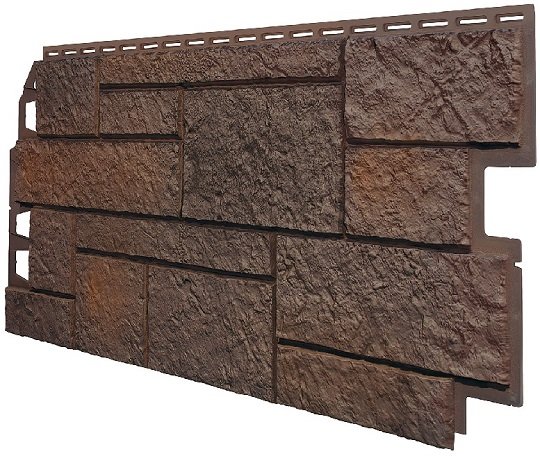 Фасадная панель VOX Sandstone (Сандстоун) темно коричневый купить в Лысьве