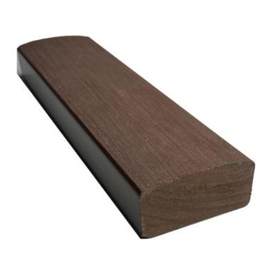 Лавочный брус Ecodecking Некст полнотелый брашированный 70х35 шоколад (под заказ)