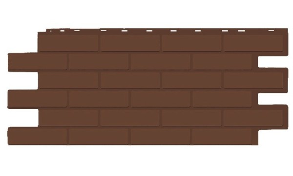 Фасадная панель T-Siding Кирпич Модерн Эко Браун купить в Лысьве