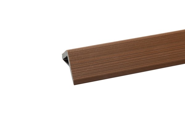 Уголок торцевой Ecodecking Скай коэкструзия 45х45х3000 Тик купить в Лысьве
